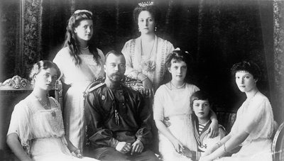 The Family of Tsar Nicholas II of Russia by Unbekannt