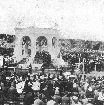 The Federation of Australia, Signing the Oath by Lord Hopetoun at Sydney by Unbekannt
