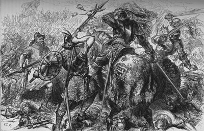 The Fight for the Standard at Pinkie, 10 September 1547, c1880 by Unbekannt