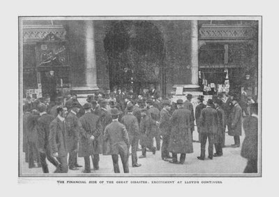 The Financial Side of the Great Disaster, Excitement at Lloyds Continues, April 20, 1912 by Unbekannt
