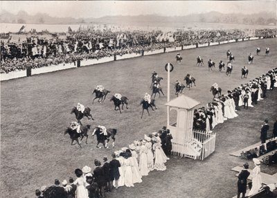 The Finish for the Royal Hunt Cup, c. 1903 by Unbekannt