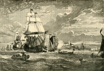 The First Fleet of the East India Company Leaving Woolwich by Unbekannt