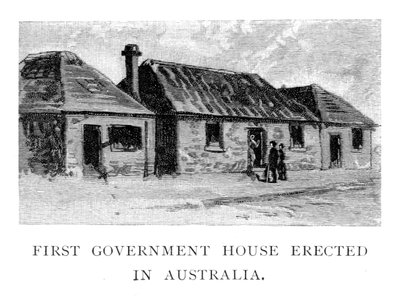The First Government House, Sydney, Australia, 1886 by Unbekannt