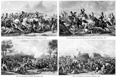 The First Sikh War, India by Unbekannt