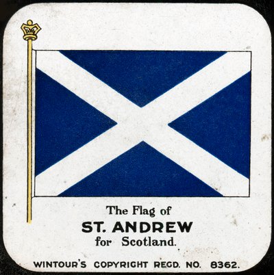 The Flag of St Andrew for Scotland, c1910s by Unbekannt
