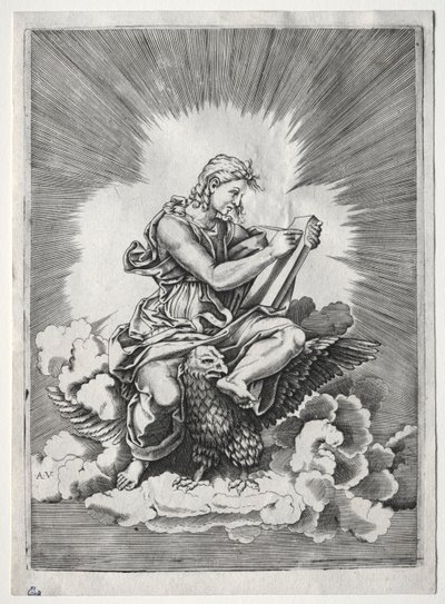 The Four Evangelists: St. John by Unbekannt