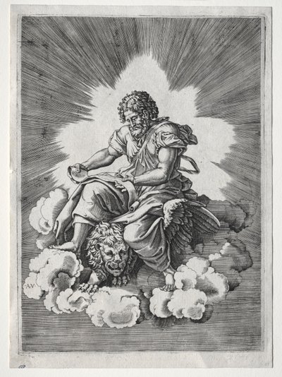 The Four Evangelists: St. Mark by Unbekannt