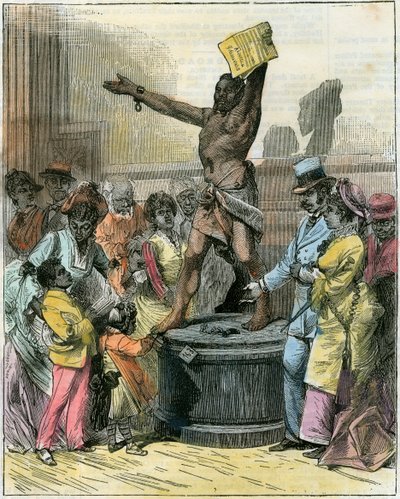 The Freed Slave, statue in Memorial Hall, Centennial Exhibition, Philadelphia, USA by Unbekannt