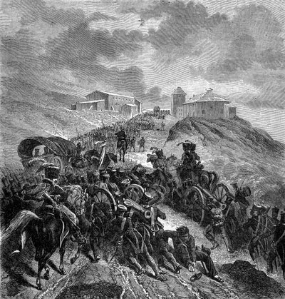 The French Army Crossing the Sierra Guadarrama, Spain, 22nd-24th September 1808 by Unbekannt