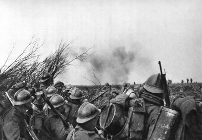 The French Front Line at Douaumont, Verdun, France, 25 February 1916 by Unbekannt