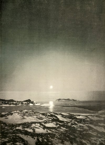 The Full Moon in the Time of Autumn Twilight, c1908 by Unbekannt