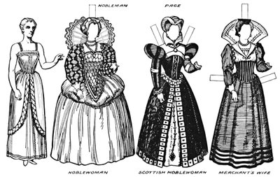 The Gallery of British Costume: Dress Worn in the Late Sixteenth Century by Unbekannt