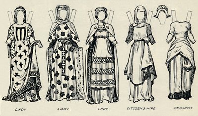 The Gallery of British Costume: How The English Dressed in King John
