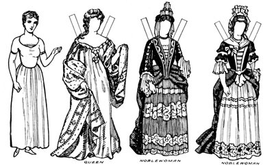 The Gallery of British Costume: Some of the Dresses Worn in Anne