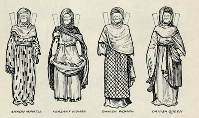 The Gallery of British Costume: The Dress of Danes & Later Anglo-Saxons by Unbekannt