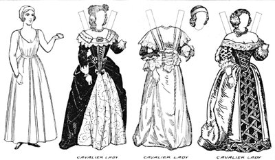 The Gallery of Historic Costume: Some Dresses of Cavaliers and Roundheads, c1934 by Unbekannt