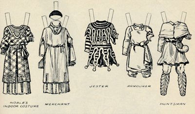The Gallery of Historic Costume: The Dresses Worn in the Days of Richard I by Unbekannt