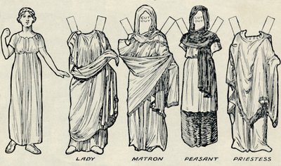 The Gallery of Historic Costume: What The Britons and Romans Used To Wear by Unbekannt
