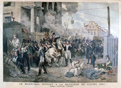 The Gate at Clichy during the Defence of Paris, 30th March 1814 by Unbekannt