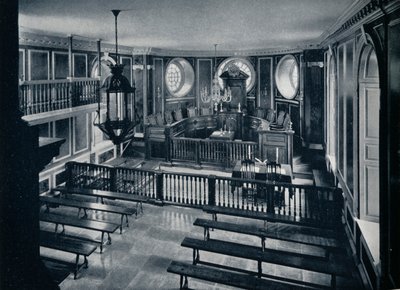 The General Court at the Capitol of Williamsburg by Unbekannt