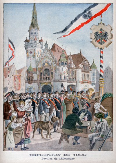 The German pavilion at the Universal Exhibition of 1900, Paris, 1900 by Unbekannt