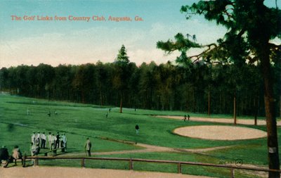 The Golf Links from Country Club, Augusta, Georgia, c1910 by Unbekannt
