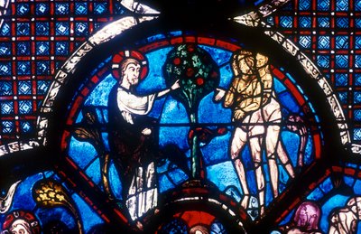 The Good Samaritan Window, Chartres Cathedral, France by Unbekannt