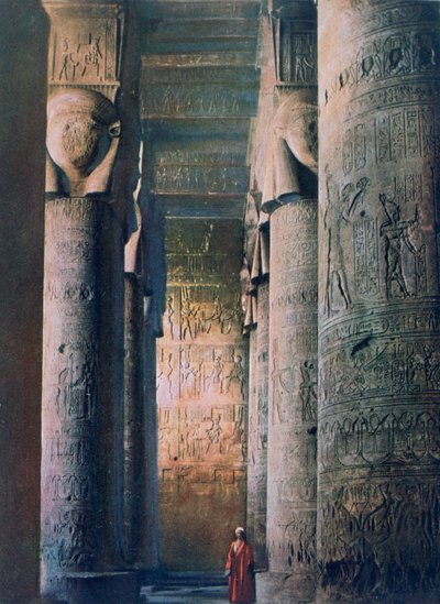 Grand Hall, Temple of Hathor, Dendera, Egypt, 20th Century by Unbekannt