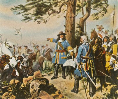 The Great Electors Commanders Before the Battle of Fehrbellin, 28 June 1675, 1936 by Unbekannt
