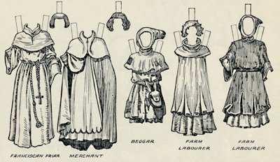 The Great Gallery of British Costume: Varied Dresses Worn in Norman Times, c1934 by Unbekannt