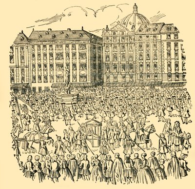 The Great Nobles of Hungary Take the Oath of Loyalty to Maria Theresa in 1740 by Unbekannt