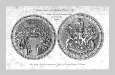 The Great Seal of the Commonwealth of England, 1785 by Unbekannt