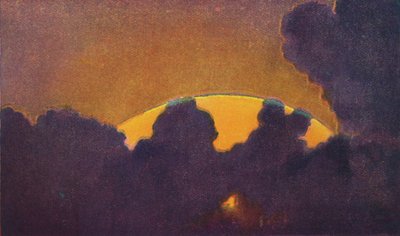 The Green Flash at Sunset, Rarest Prismatic Colour Refracted by the Atmosphere, c1935 by Unbekannt
