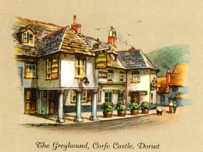 The Greyhound, Corfe Castle, Dorset by Unbekannt
