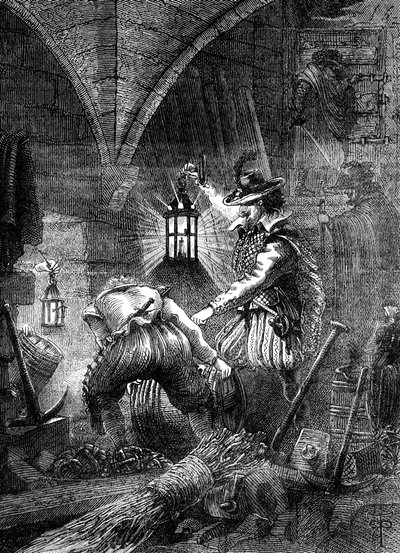 The Gunpowder Plot conspirators at work by Unbekannt