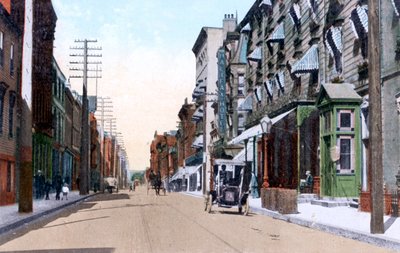 The Halifax and Queens Hotels, Hollis Street, Halifax, Nova Scotia, Canada by Unbekannt