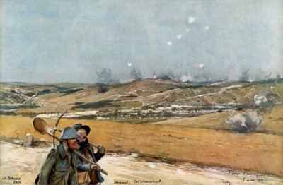 The Hills and Fort of Douaumont, Verdun, France, 18 March 1916, 1926 by Unbekannt
