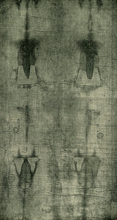 The Holy Shroud - Imprint of the Body Seen from Behind by Unbekannt