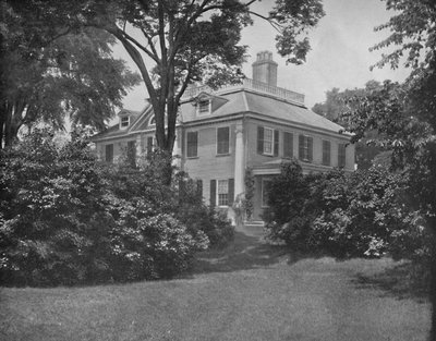 The Home of the Poet Longfellow, Cambridge, Mass., c1897 by Unbekannt