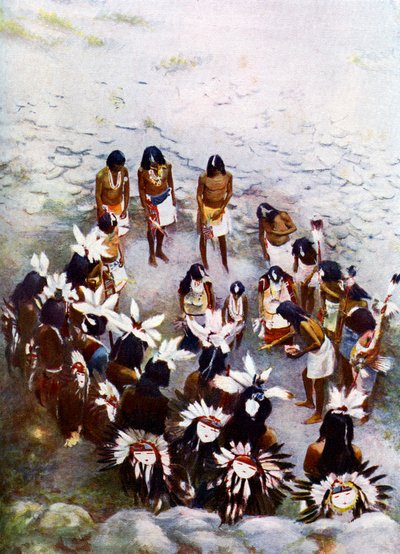 The Hopi flute ceremony by Unbekannt