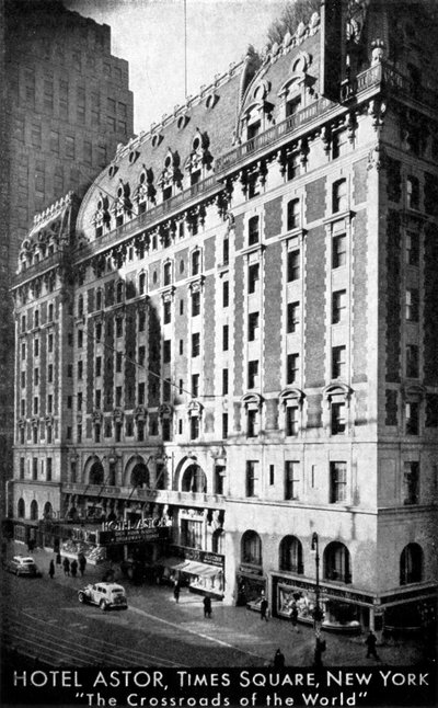 The Hotel Astor, Times Square, New York by Unbekannt