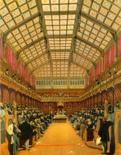 The House of Commons During A Debate, 1858, 1947 by Unbekannt