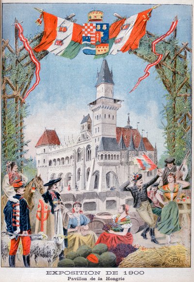 The Hungarian Pavilion at the Universal Exhibition of 1900, Paris, 1900 by Unbekannt