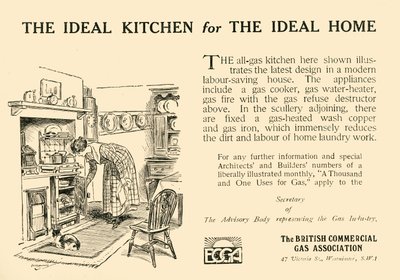 The Ideal Kitchen for the Ideal Home - The British Commercial Gas Association by Unbekannt