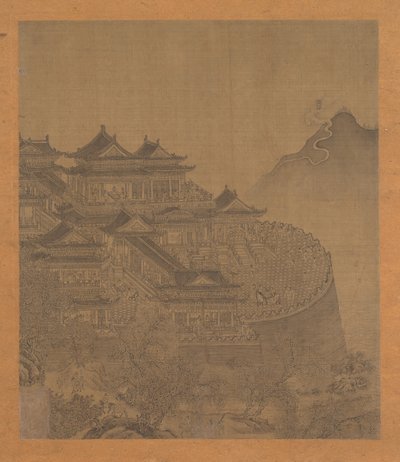 The Immortal Lü Dongbin Appearing over the Yueyang Pavilion by Unbekannt