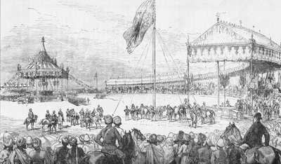 The Imperial Durbar at Delhi, India, on 1 January 1877 by Unbekannt