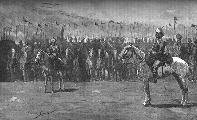 The Indian Contingent - The Thirteenth Bengal Lancers by Unbekannt