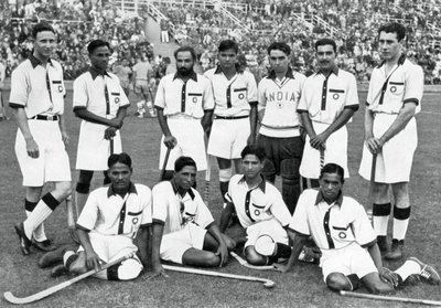 The Indian hockey team, gold medal winners, Berlin Olympics, 1936 by Unbekannt