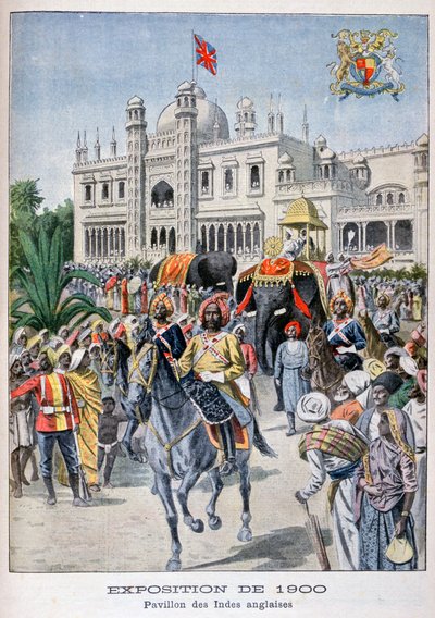 The Indian Pavilion at the Universal Exhibition of 1900, Paris by Unbekannt