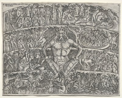 The Inferno According to Dante, After the Fresco in the Campo Santo at Pisa by Unbekannt